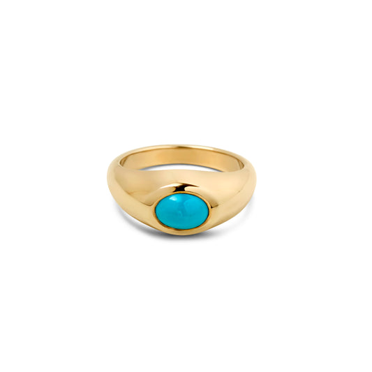 Turquoise Signet Ring